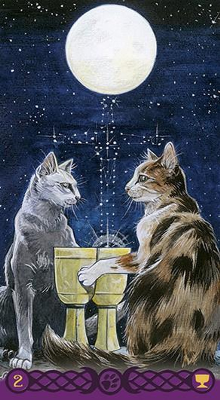 Tarot of Pagan Cats by Magdelina Messina